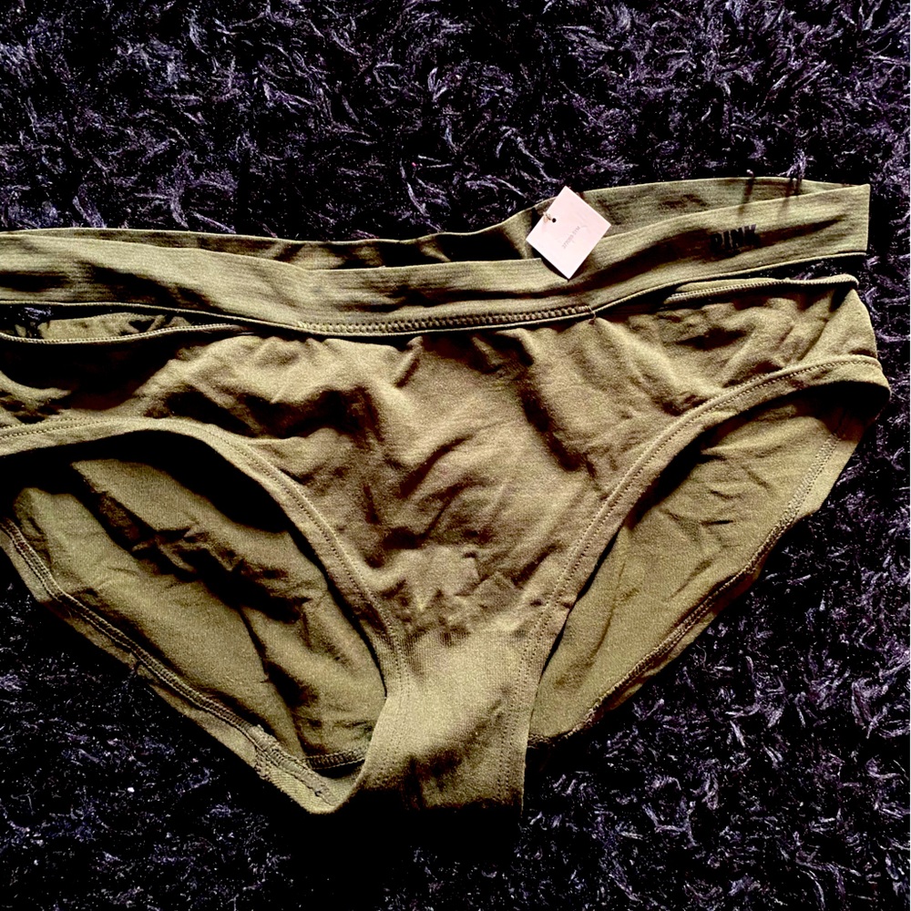 Pink Olive Green Women's Briefs